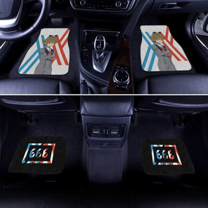Zorome Code 666 Car Floor Mats Custom Anime Darling In The Franxx Car Accessories