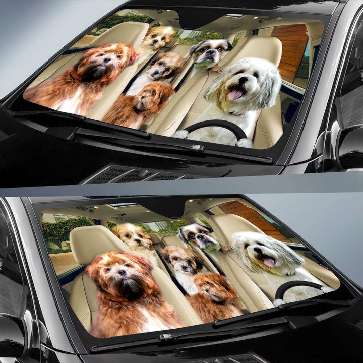Zuchon Car All Over Printed 3D Sun Shade