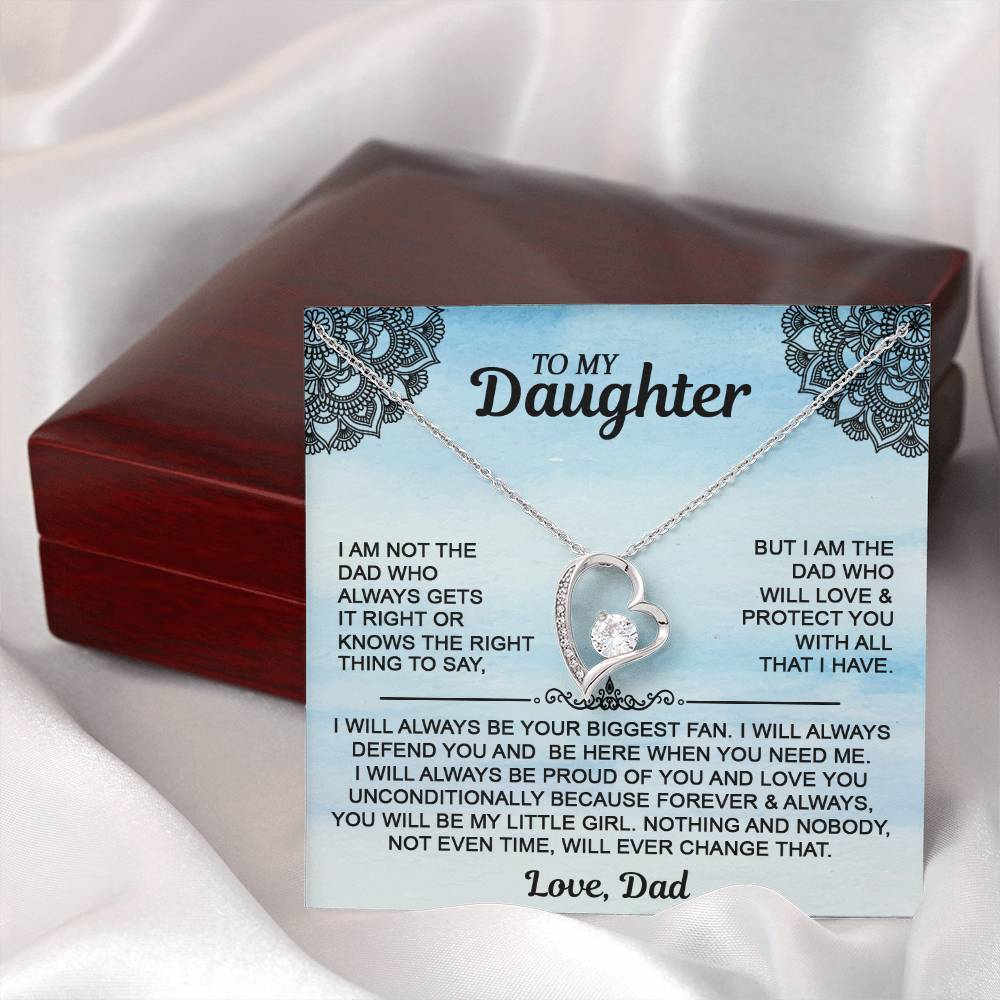 Daughter Necklace From Dad - Gift Idea For Daughter