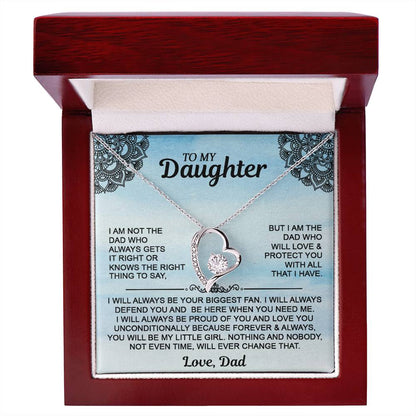 Daughter Necklace From Dad - Gift Idea For Daughter