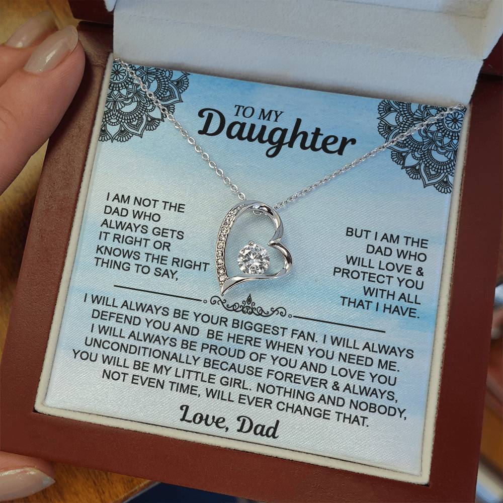 Daughter Necklace From Dad - Gift Idea For Daughter