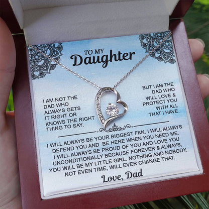 Daughter Necklace From Dad - Gift Idea For Daughter