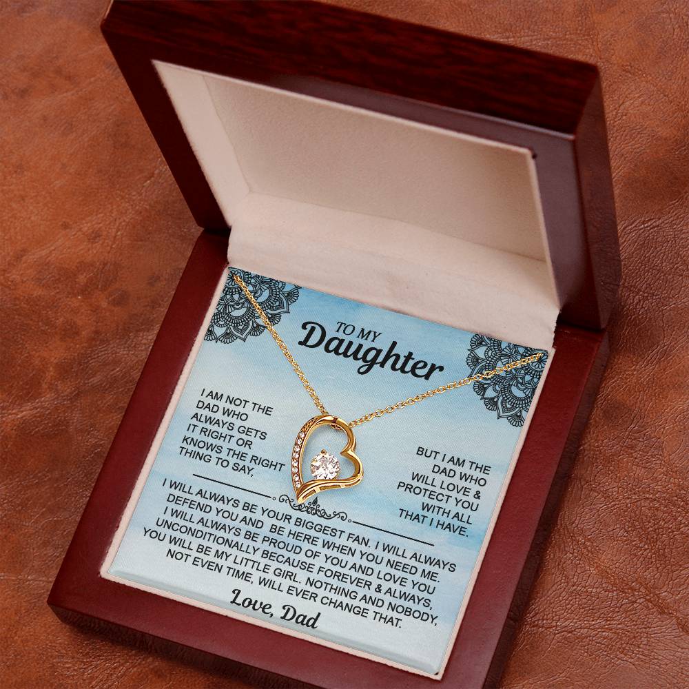 Daughter Necklace From Dad - Gift Idea For Daughter