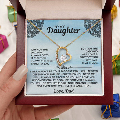 Daughter Necklace From Dad - Gift Idea For Daughter