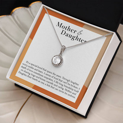 Mother & Daughter Eternal Hope Necklace - Perfect Birthday Gift for Daughter