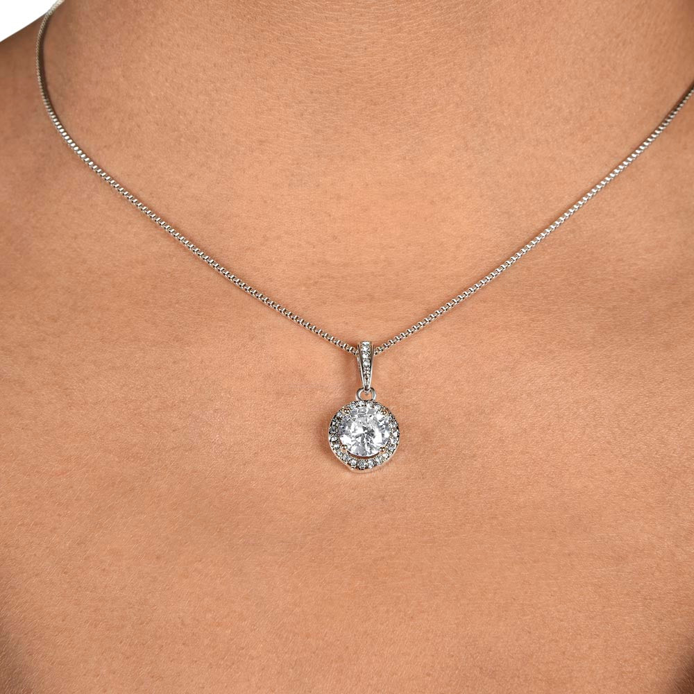 To My Daughter Eternal Hope Necklace - Gift For Daughter From Dad