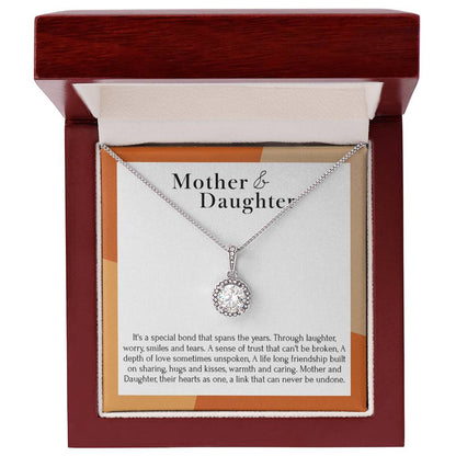 Mother & Daughter Eternal Hope Necklace - Perfect Birthday Gift for Daughter