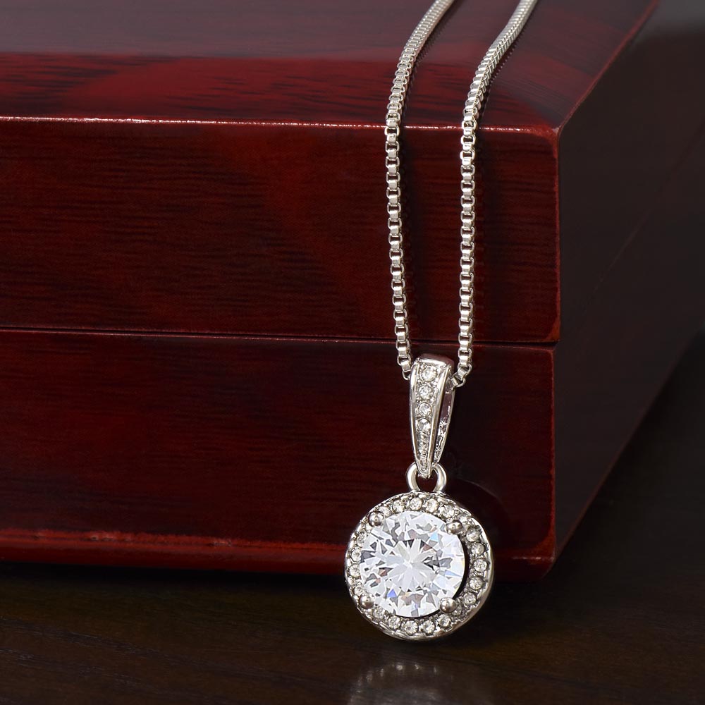 To My Daughter Eternal Hope Necklace - Gift For Daughter From Dad