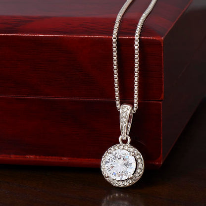 To My Daughter Eternal Hope Necklace - Gift For Daughter From Dad