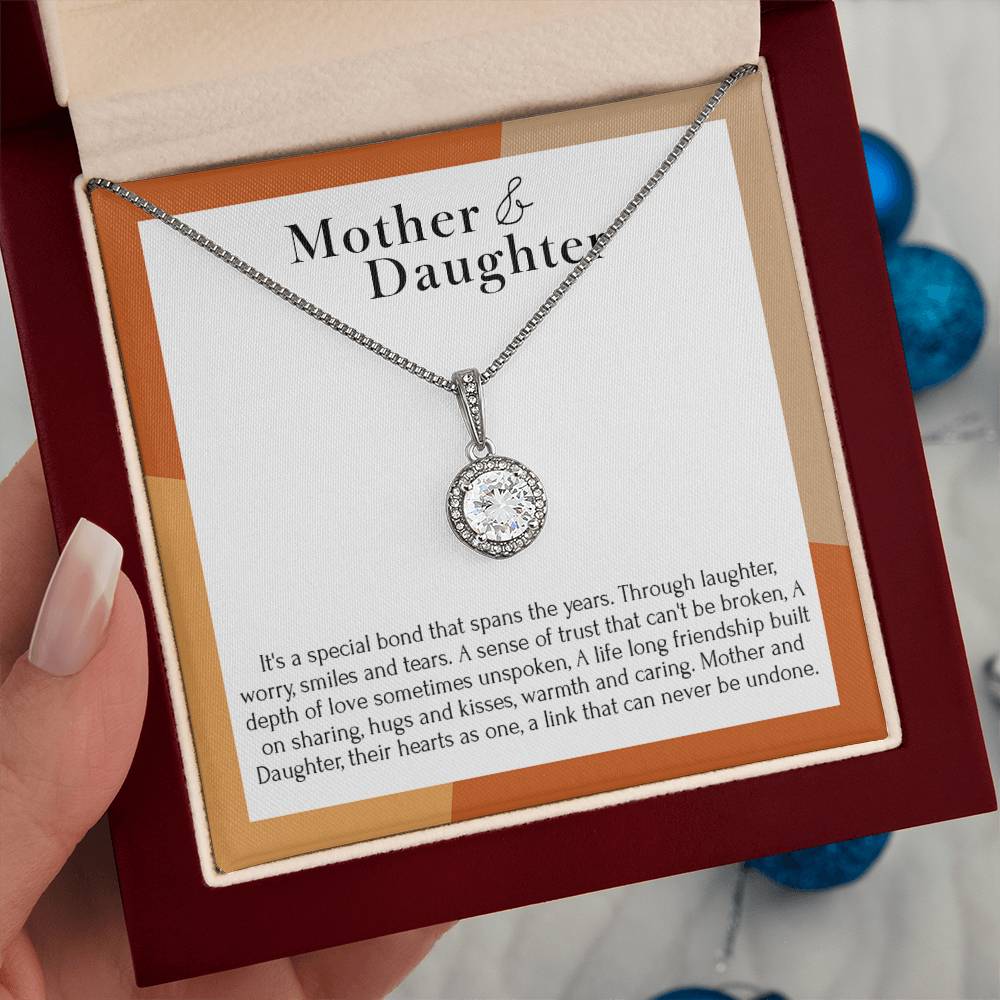 Mother & Daughter Eternal Hope Necklace - Perfect Birthday Gift for Daughter