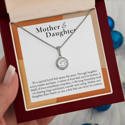 Mother & Daughter Eternal Hope Necklace - Perfect Birthday Gift for Daughter