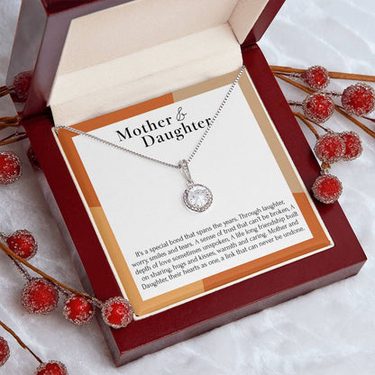 Mother & Daughter Eternal Hope Necklace - Perfect Birthday Gift for Daughter