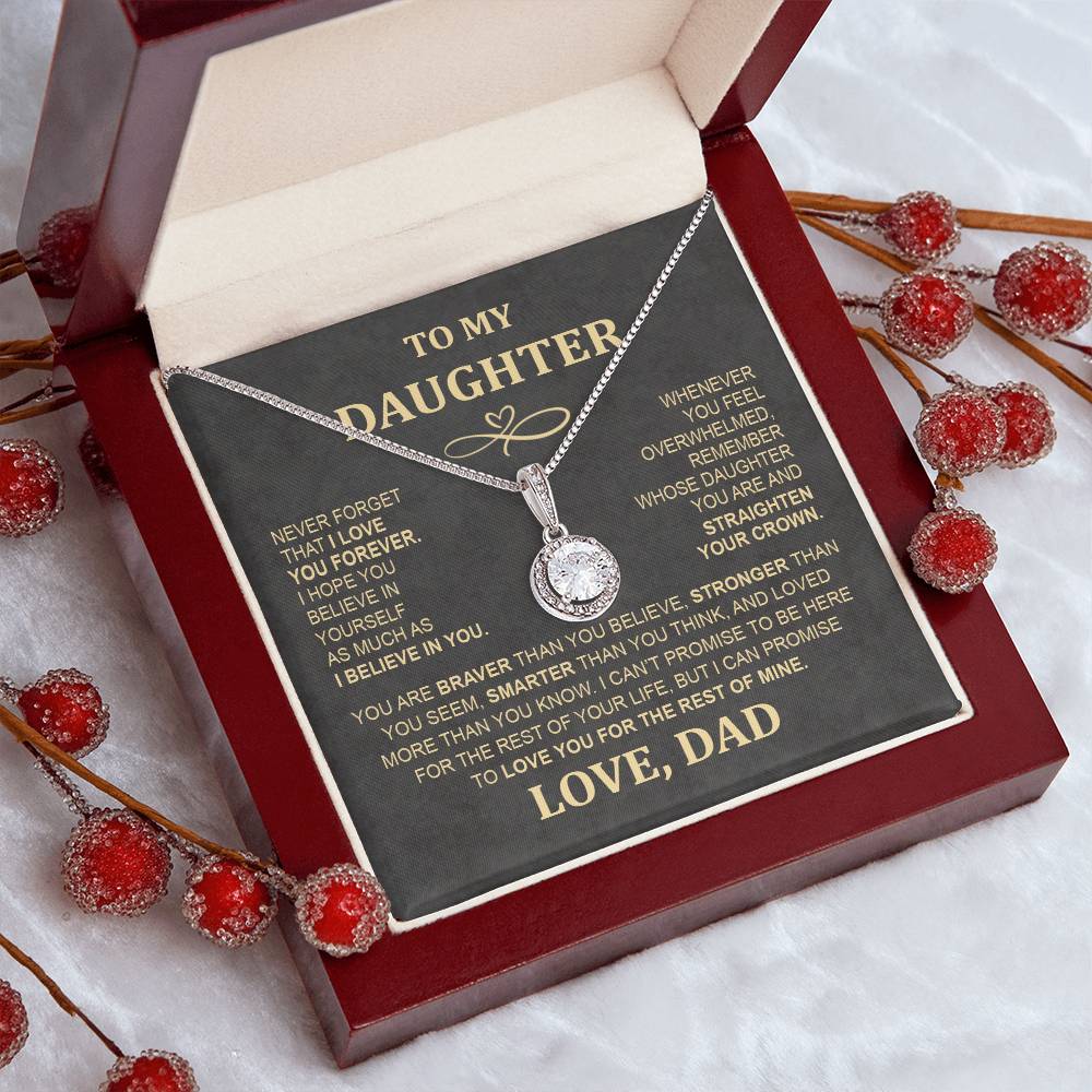 Eternal Hope Necklace - To My Daughter from Mom & Dad, Perfect Holiday Gift