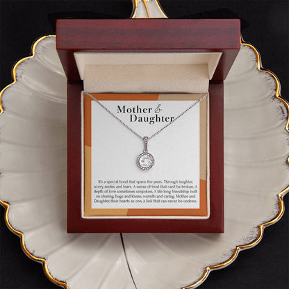 Mother & Daughter Eternal Hope Necklace - Perfect Birthday Gift for Daughter