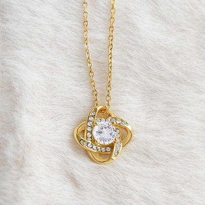 Lion Love Knot Necklace - The Perfect Daughter Necklace from Dad