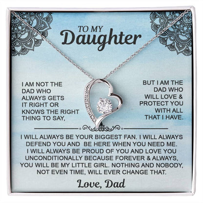 Daughter Necklace From Dad - Gift Idea For Daughter