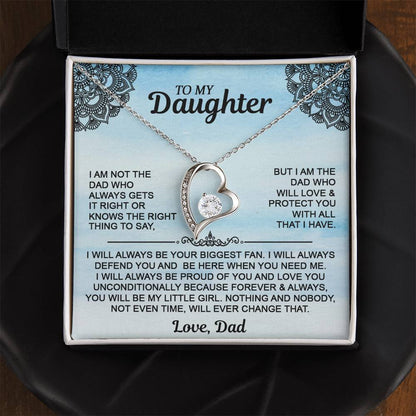 Daughter Necklace From Dad - Gift Idea For Daughter