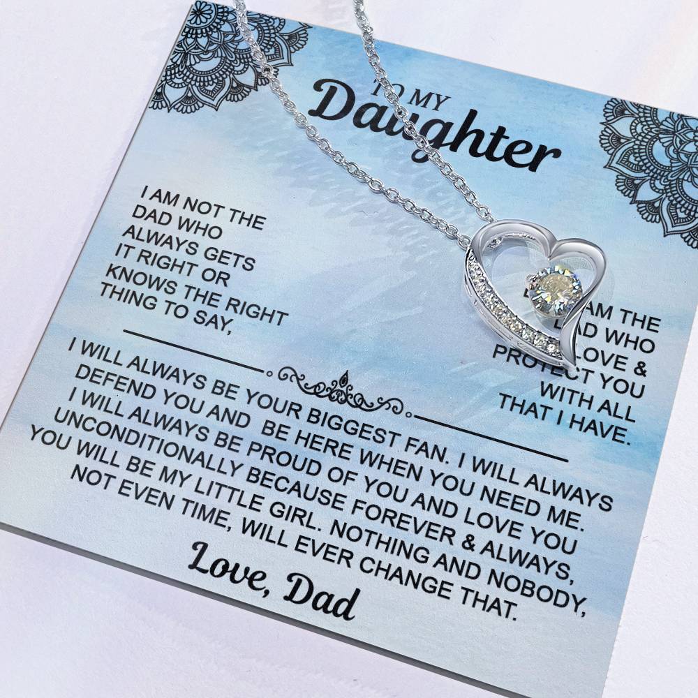 Daughter Necklace From Dad - Gift Idea For Daughter