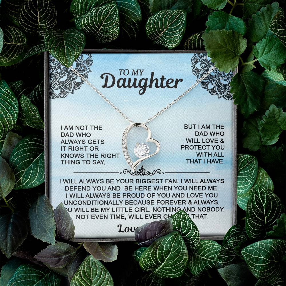 Daughter Necklace From Dad - Gift Idea For Daughter