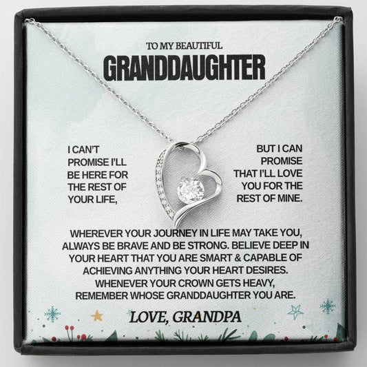 Christmas Gift For Granddaughter - To My Granddaughter Necklace