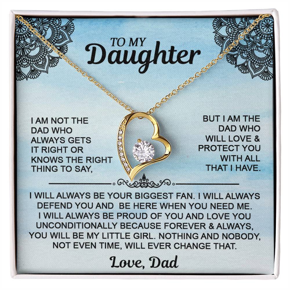 Daughter Necklace From Dad - Gift Idea For Daughter