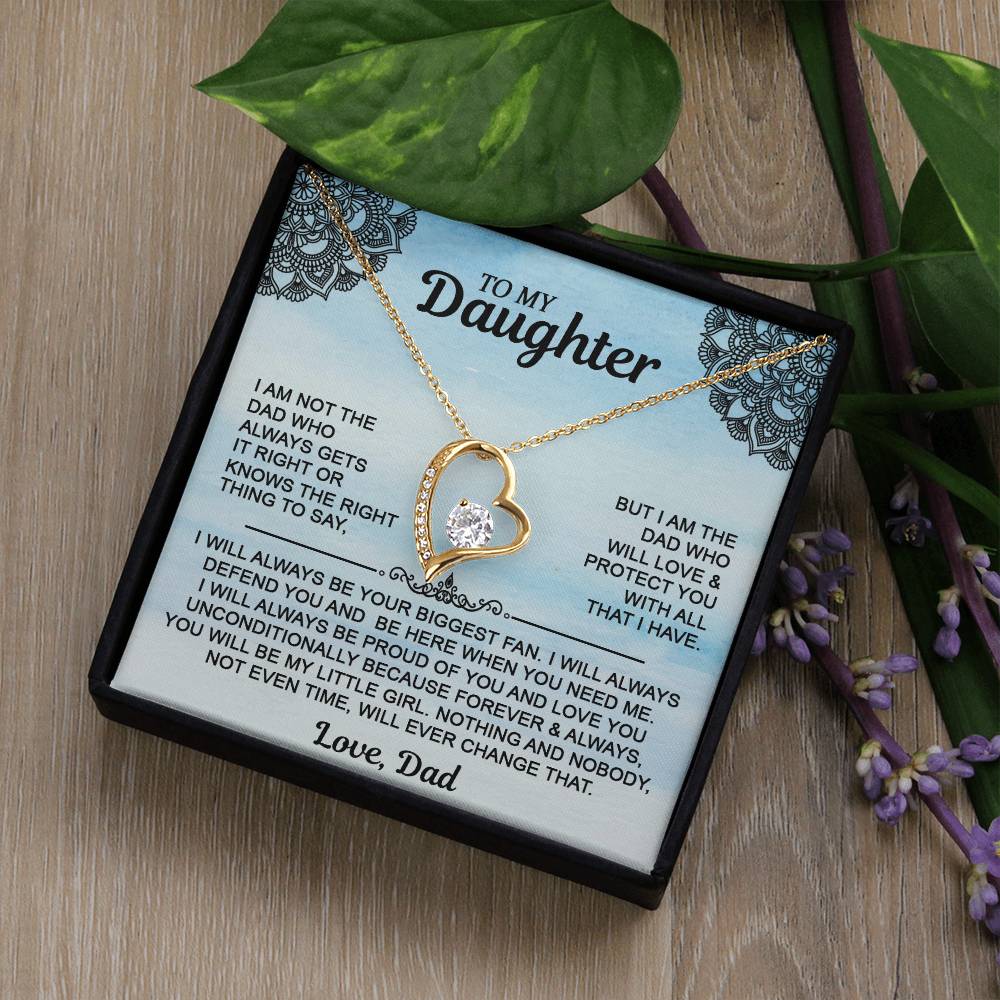 Daughter Necklace From Dad - Gift Idea For Daughter