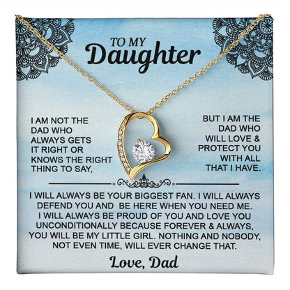 Daughter Necklace From Dad - Gift Idea For Daughter