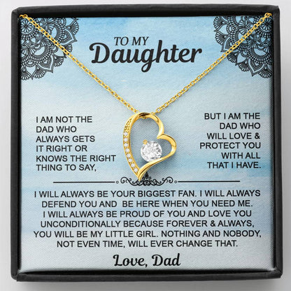 Daughter Necklace From Dad - Gift Idea For Daughter