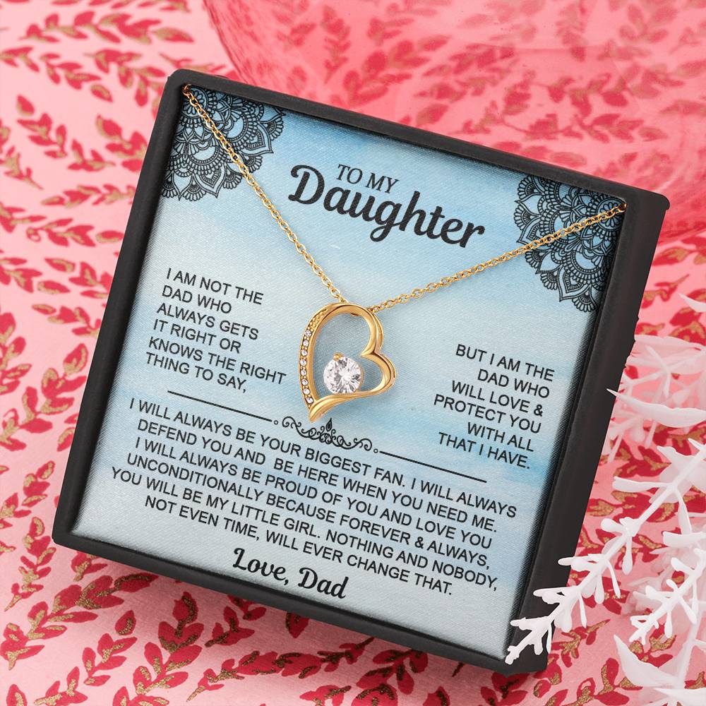 Daughter Necklace From Dad - Gift Idea For Daughter