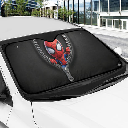 Spider-Man Auto Car Sun Shade