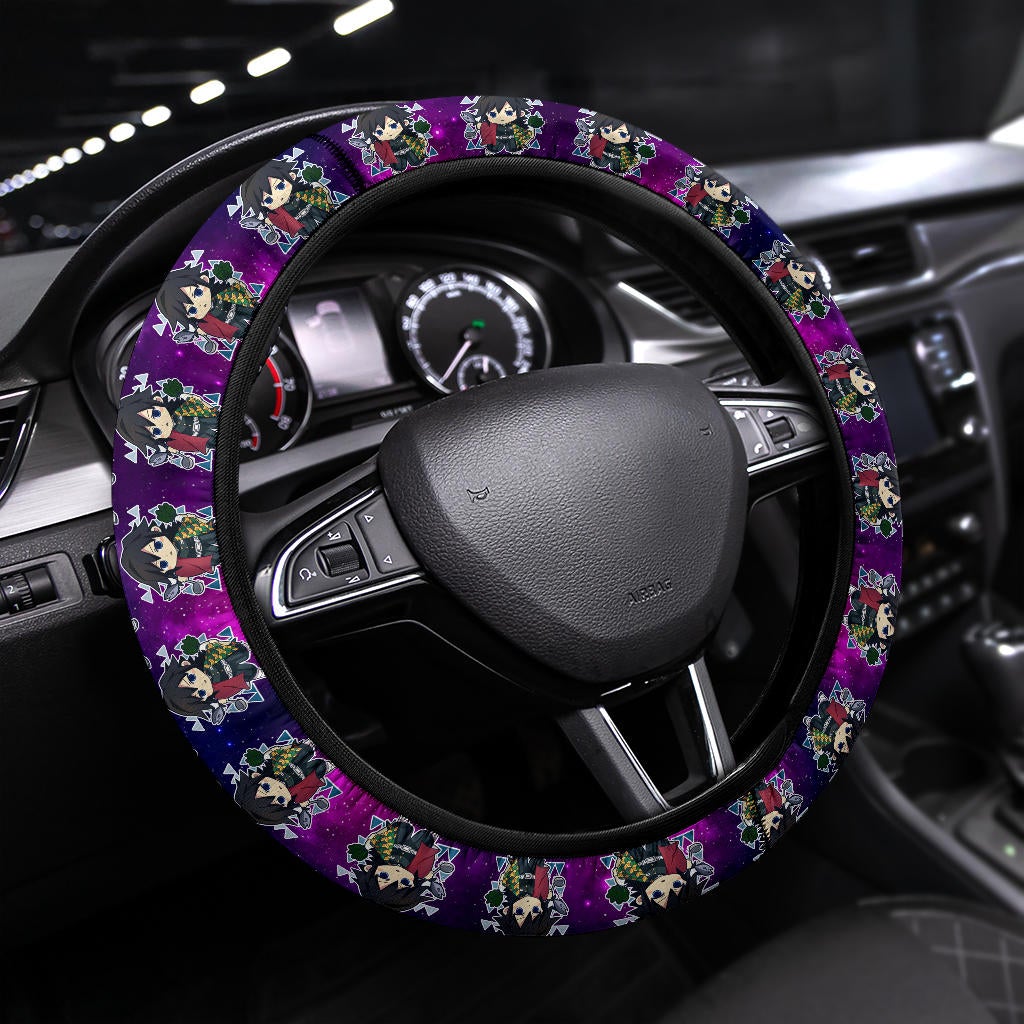 Giyu Tomioka Demon Slayer Anime Premium Custom Car Steering Wheel Cover 1