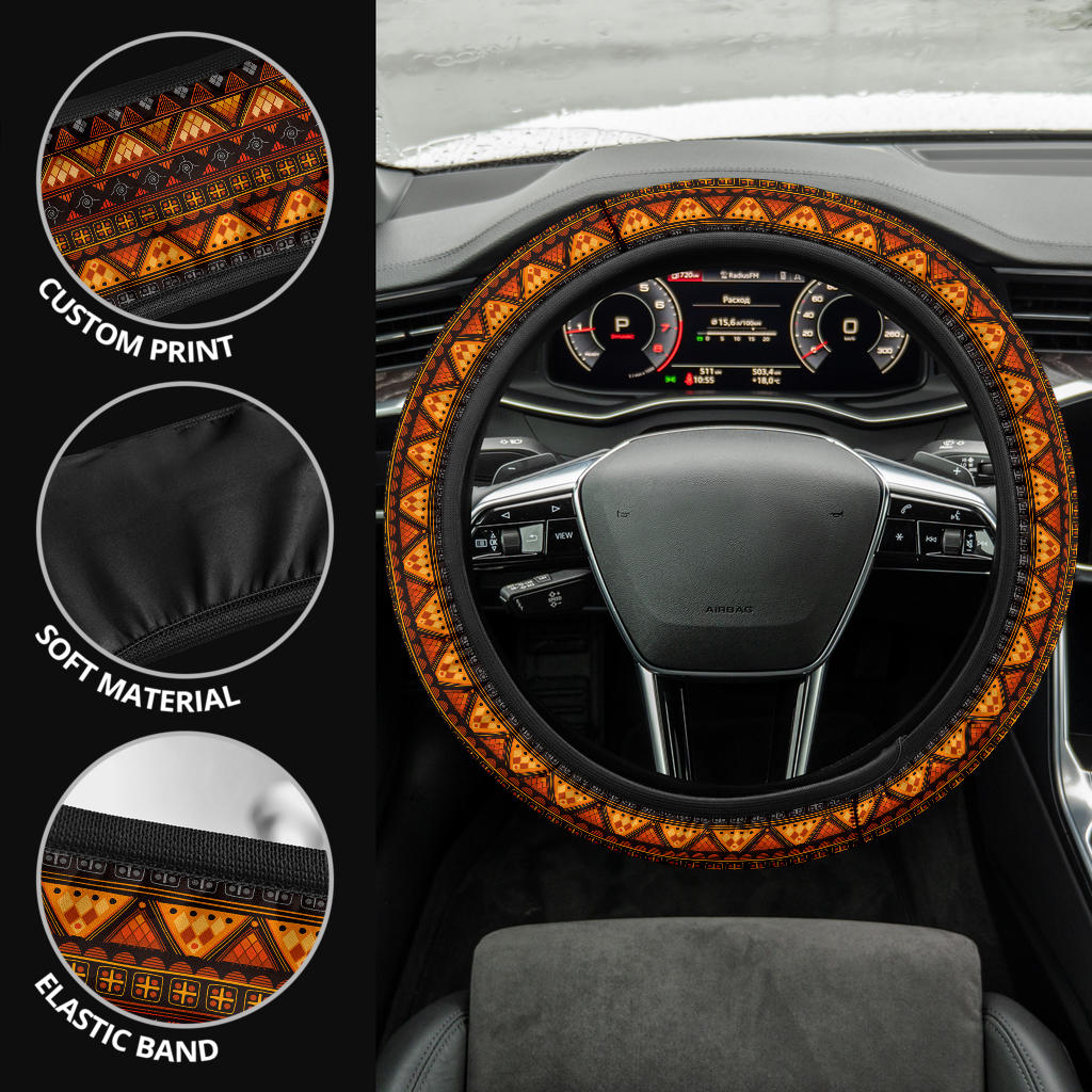Native American Premium Car Steering Wheel Cover