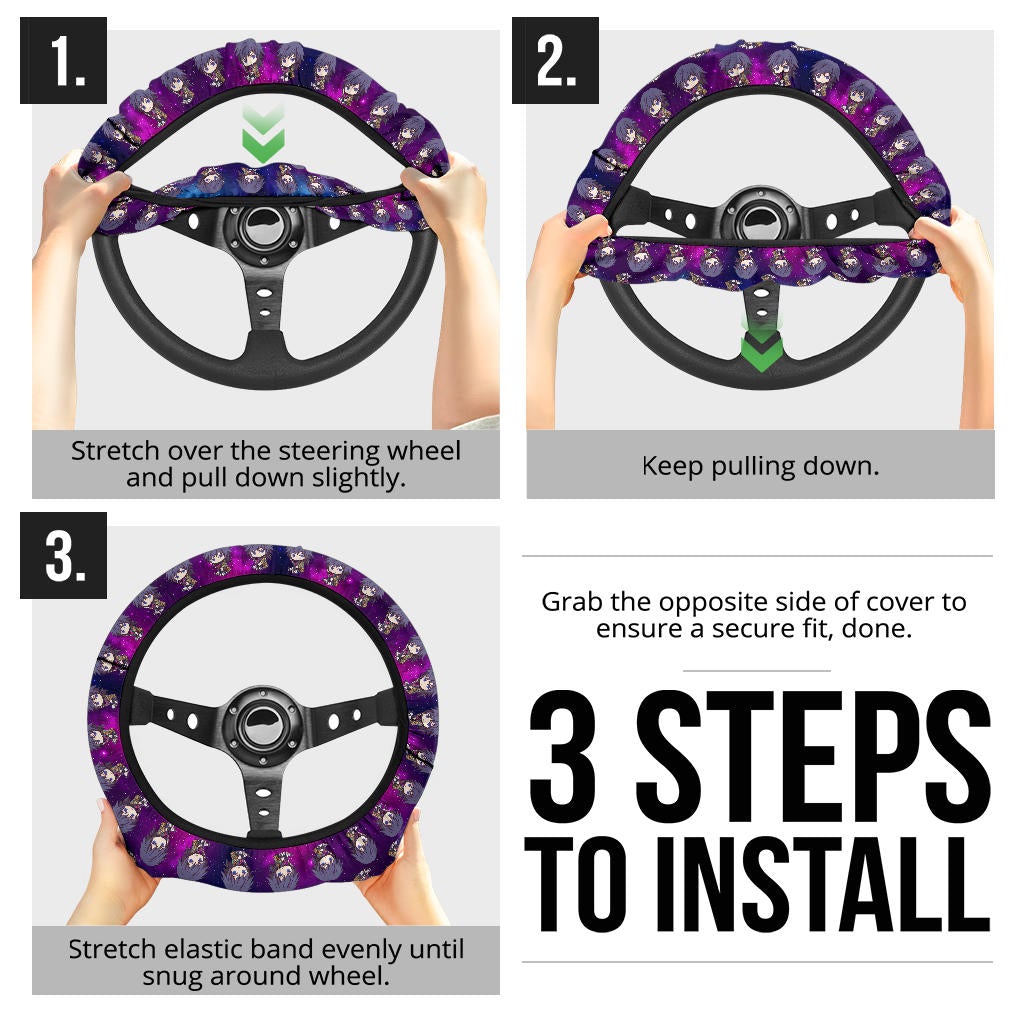 Giyu Tomioka Demon Slayer Anime Premium Custom Car Steering Wheel Cover 5