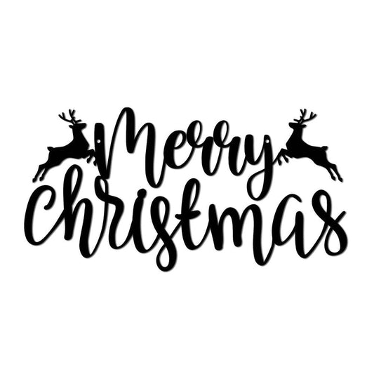 Merry Christmas Metal Sign for Best Christmas Gift