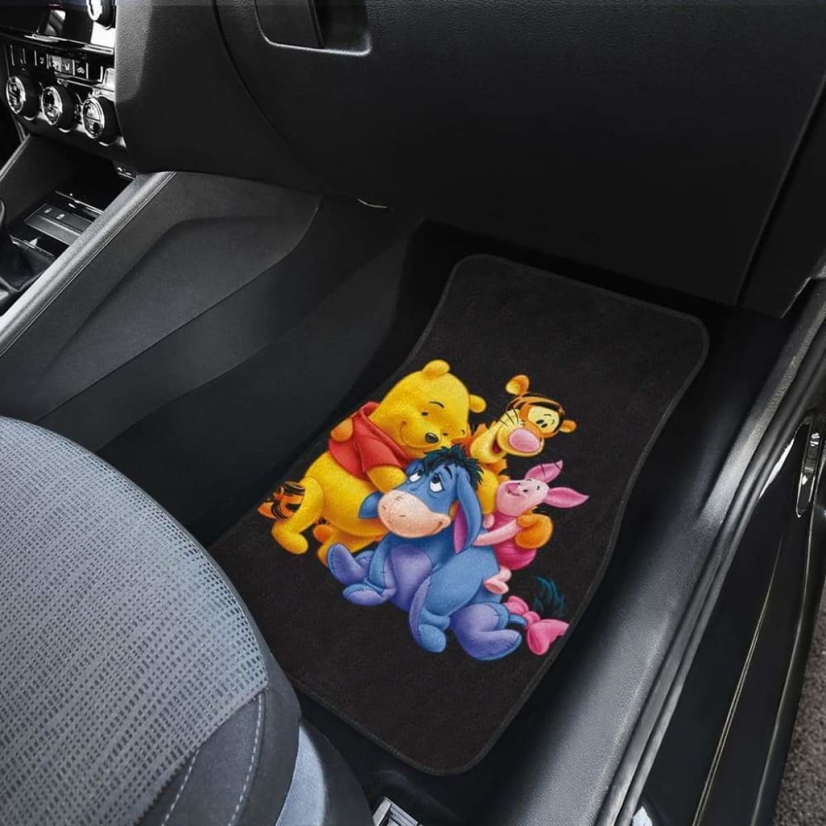 Pooh And Friend Car Floor Mats Universal Fit