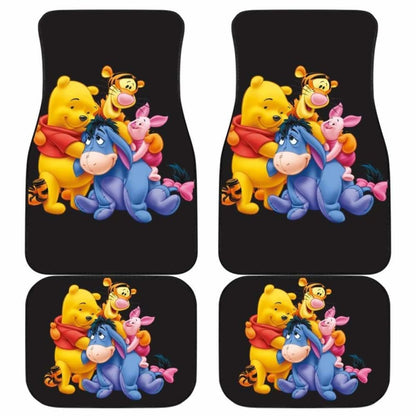 Pooh And Friend Car Floor Mats Universal Fit