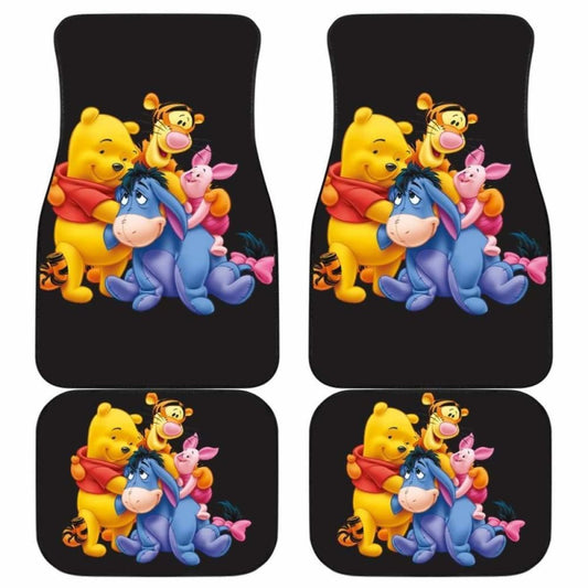 Pooh And Friend Car Floor Mats Universal Fit