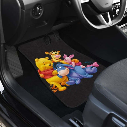 Pooh And Friend Car Floor Mats Universal Fit