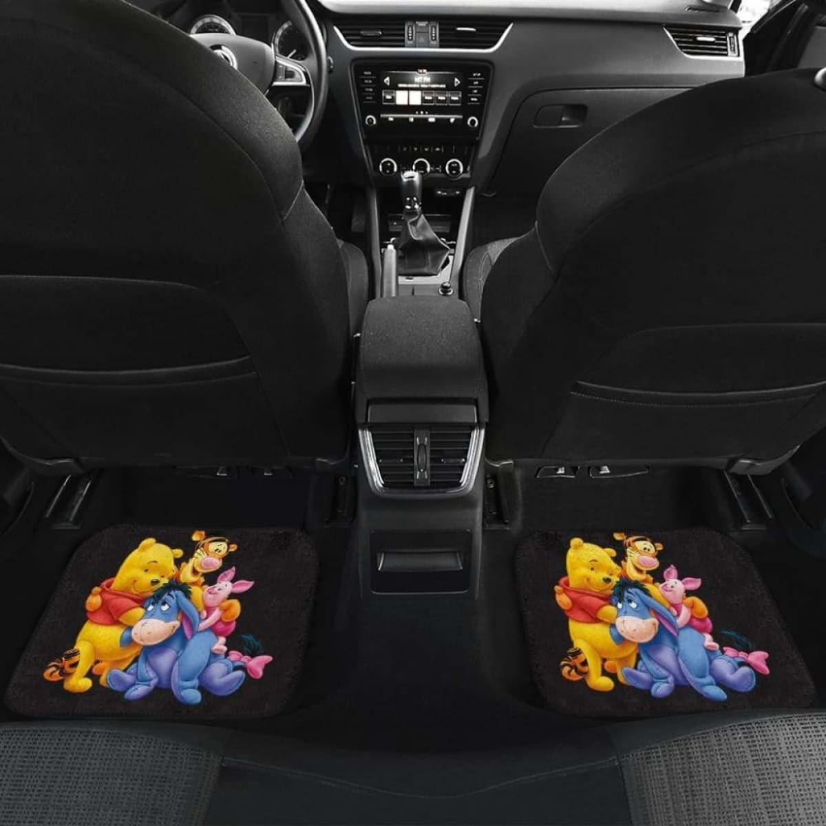 Pooh And Friend Car Floor Mats Universal Fit