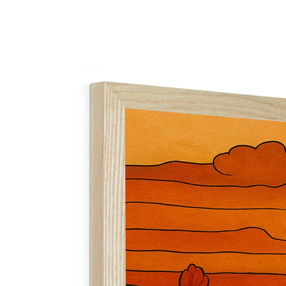 Personalized Dog Memorial Sunset Art