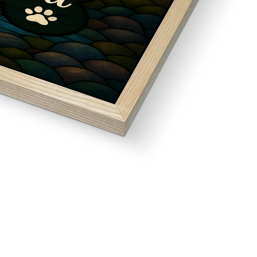 Pet Memorial Wall Art – “Forever Loved” Poster, Framed Poster & Canvas
