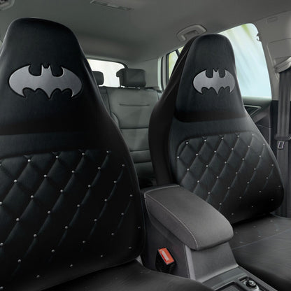 Batman Car Seat Covers – Black Superhero Car Decor