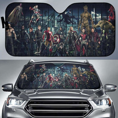 Team Avengers Car Sun Shades Marvel Movie Fan Gift Universal Fit 051012