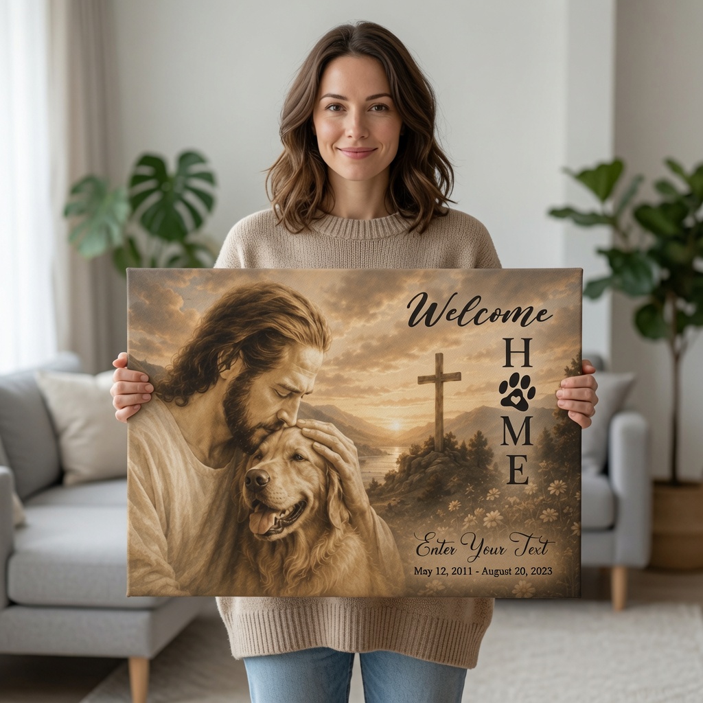 Personalized Dog Memorial Canvas - Image 3